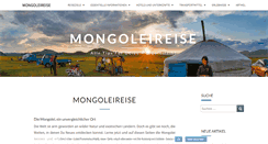 Desktop Screenshot of mongoleireise.com