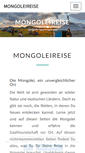 Mobile Screenshot of mongoleireise.com